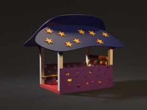 childrens playhouse Modello 3D
