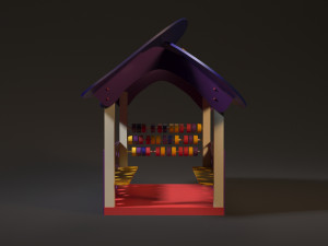 childrens playhouse Modello 3D