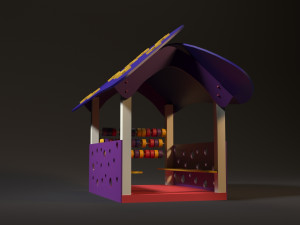 childrens playhouse Modello 3D