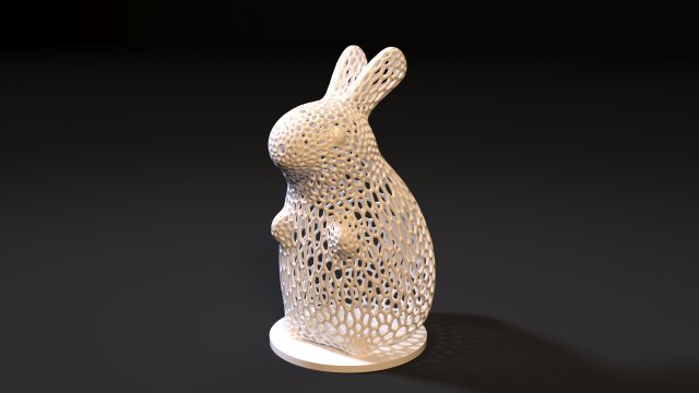 rabbit Modelo de impresión 3D .c4d .max .obj .3ds .fbx .stl .blend 
