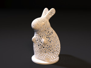 rabbit 3D Print Model