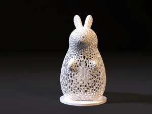 rabbit 3D Print Model