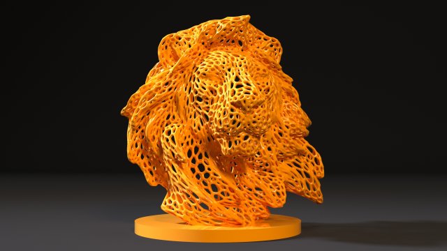 lion king simba 3D Baskı Modeli .c4d .max .obj .3ds .fbx .stl .blend