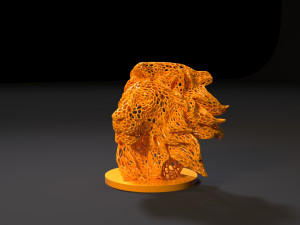 lion king simba 3D Baskı Modeli