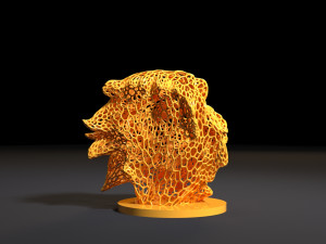 lion king simba 3D Baskı Modeli