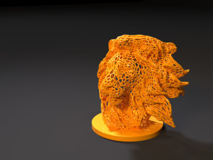 lion king simba 3D Baskı Modeli