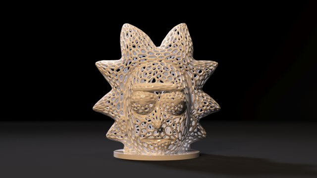 rick voronoi 3D Print Model .c4d .max .obj .3ds .fbx .stl .blend 