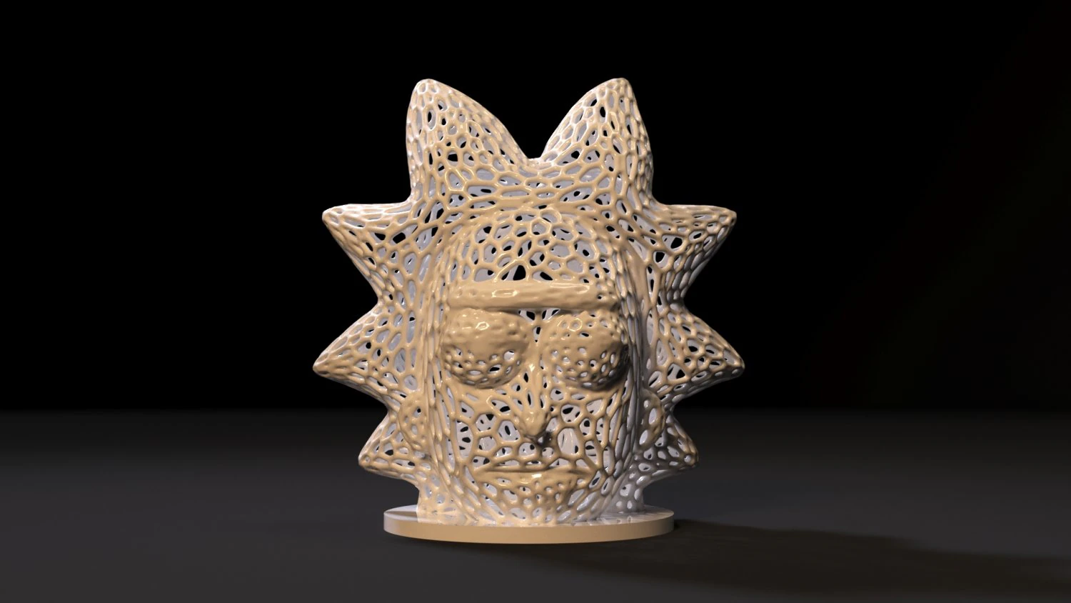 рик вороной 3D Принт Модель .c4d .max .obj .3ds .fbx .stl .blend 