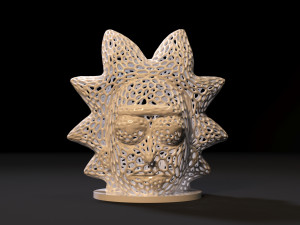 rick voronoi Model do druku 3D