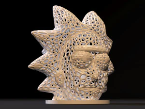 рик вороной 3D Принт Модель