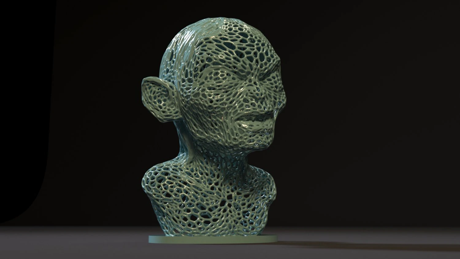 golum 3D Print Model .c4d .max .obj .3ds .fbx .stl .blend 