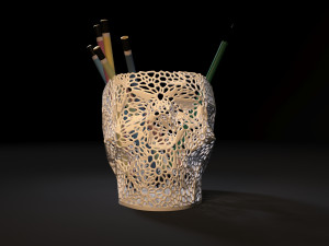 organizer skull 3D Принт Модель
