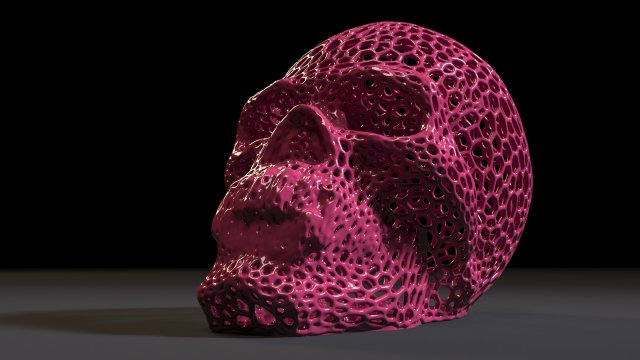 vampire skull 3D Print Model .c4d .max .obj .3ds .fbx .stl .blend 