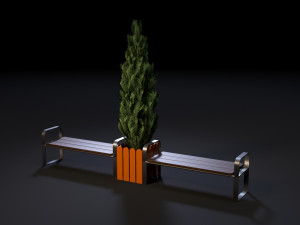 bench Model 3D