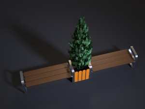 bench Model 3D