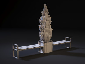 bench Model 3D