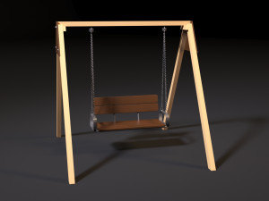 swing bench Modello 3D