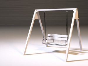 swing bench Modello 3D