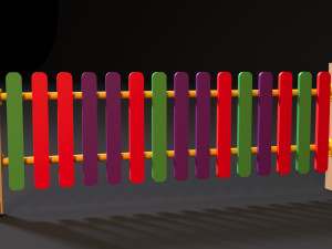 playground fencing 3D 모델