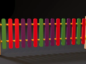 playground fencing 3D Model