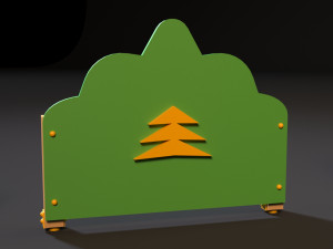 playground fencing 3D 모델