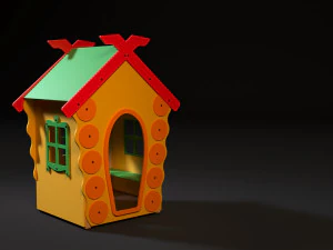 детский игровой домик 3D Модель