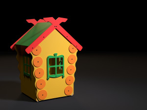 childrens game lodge 3D Model