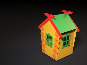 childrens game lodge 3D Model