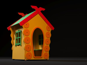 childrens game lodge 3D Model