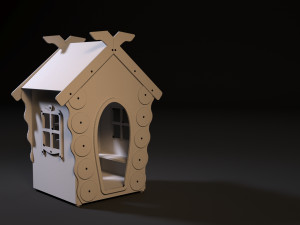 childrens game lodge 3D Model