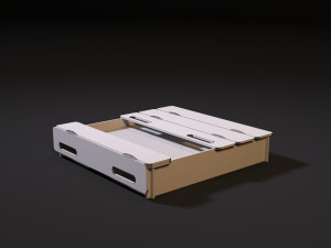 sandbox with a cover Model 3D