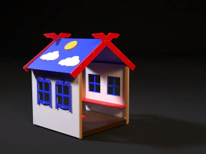 बच्चों का खेल का घर 3D मॉडल