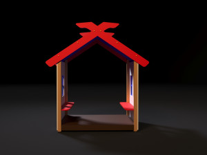 children playhouse Modello 3D