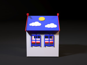 children playhouse Modello 3D