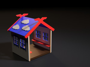 children playhouse Modello 3D