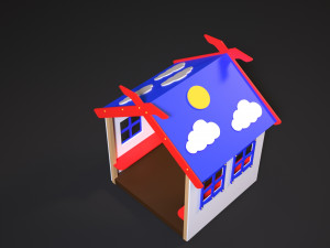 children playhouse Modello 3D