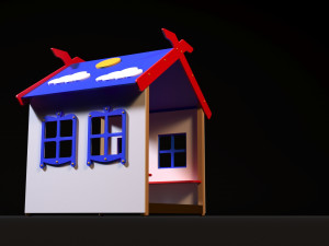 children playhouse Modello 3D