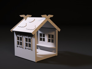 children playhouse Modello 3D