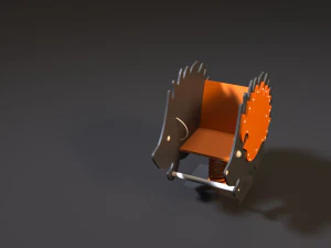 attraction rocking hedgehog 3D Model
