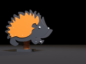 attraction rocking hedgehog Modelo 3D
