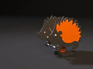 attraction rocking hedgehog 3D Model