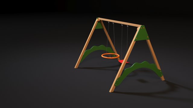 baby swing Modello 3D .c4d .max .obj .3ds .fbx .stl .blend 