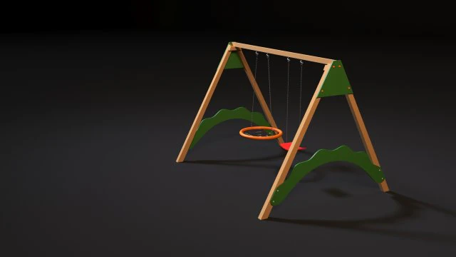 balanço do bebê Modelo 3D .c4d .max .obj .3ds .fbx .stl .blend