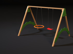 baby swing Modello 3D