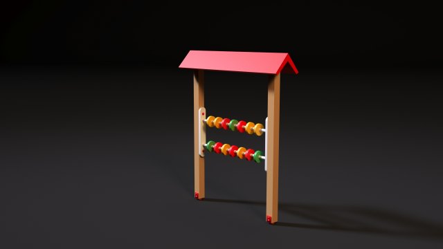 childrens abacus Modelo 3D .c4d .max .obj .3ds .fbx .stl .blend 