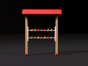 childrens abacus Modelo 3D