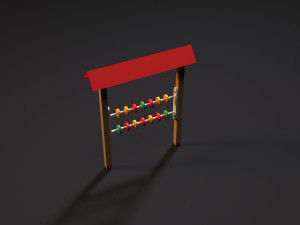 childrens abacus Modelo 3D