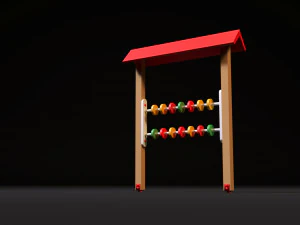 childrens abacus 3D Model