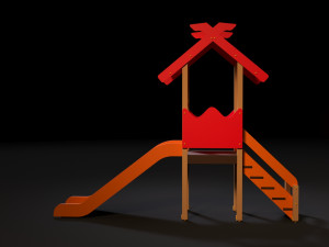 childrens slide Model 3D