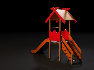 childrens slide Model 3D